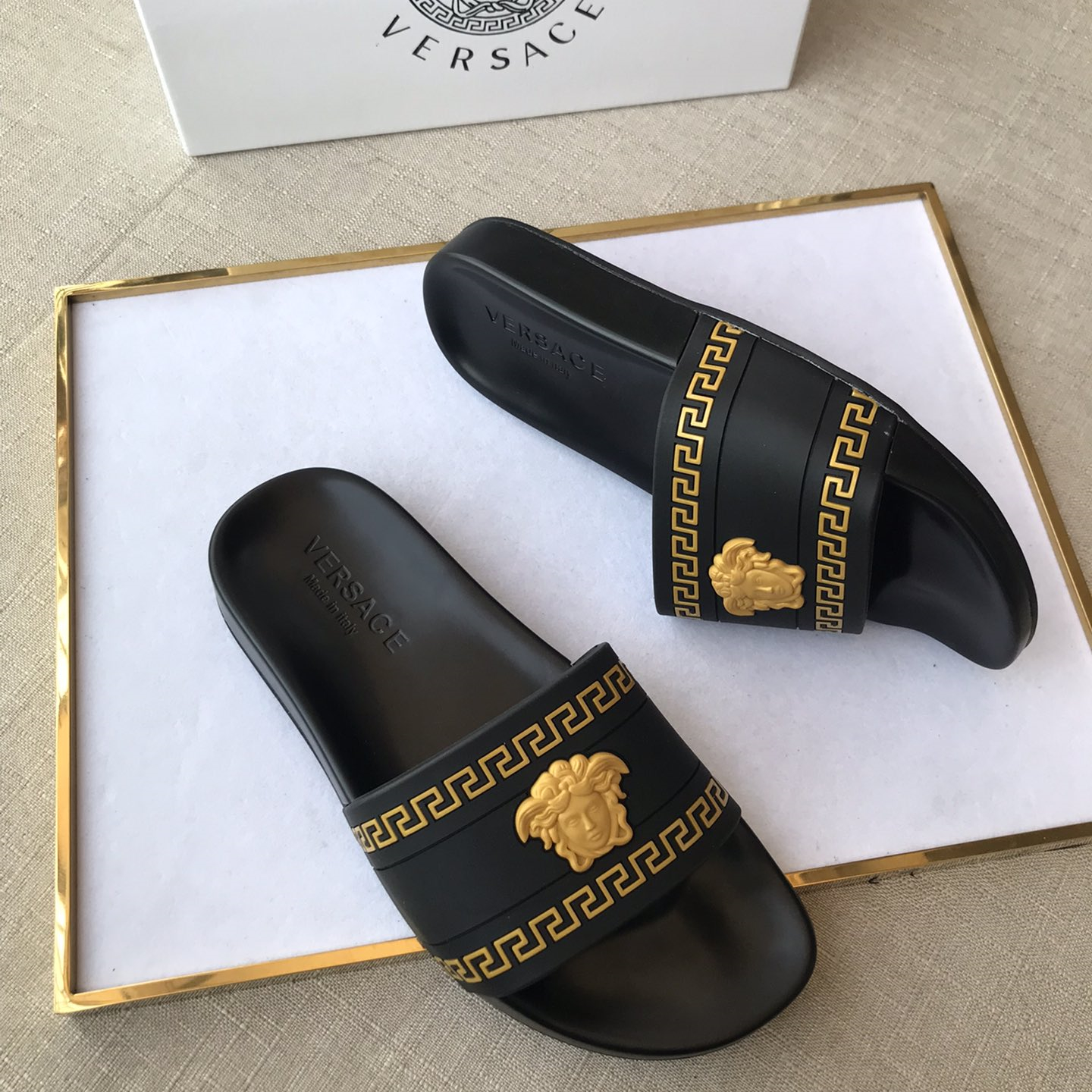 Versace Mens Women Sandals Gr. 36-46