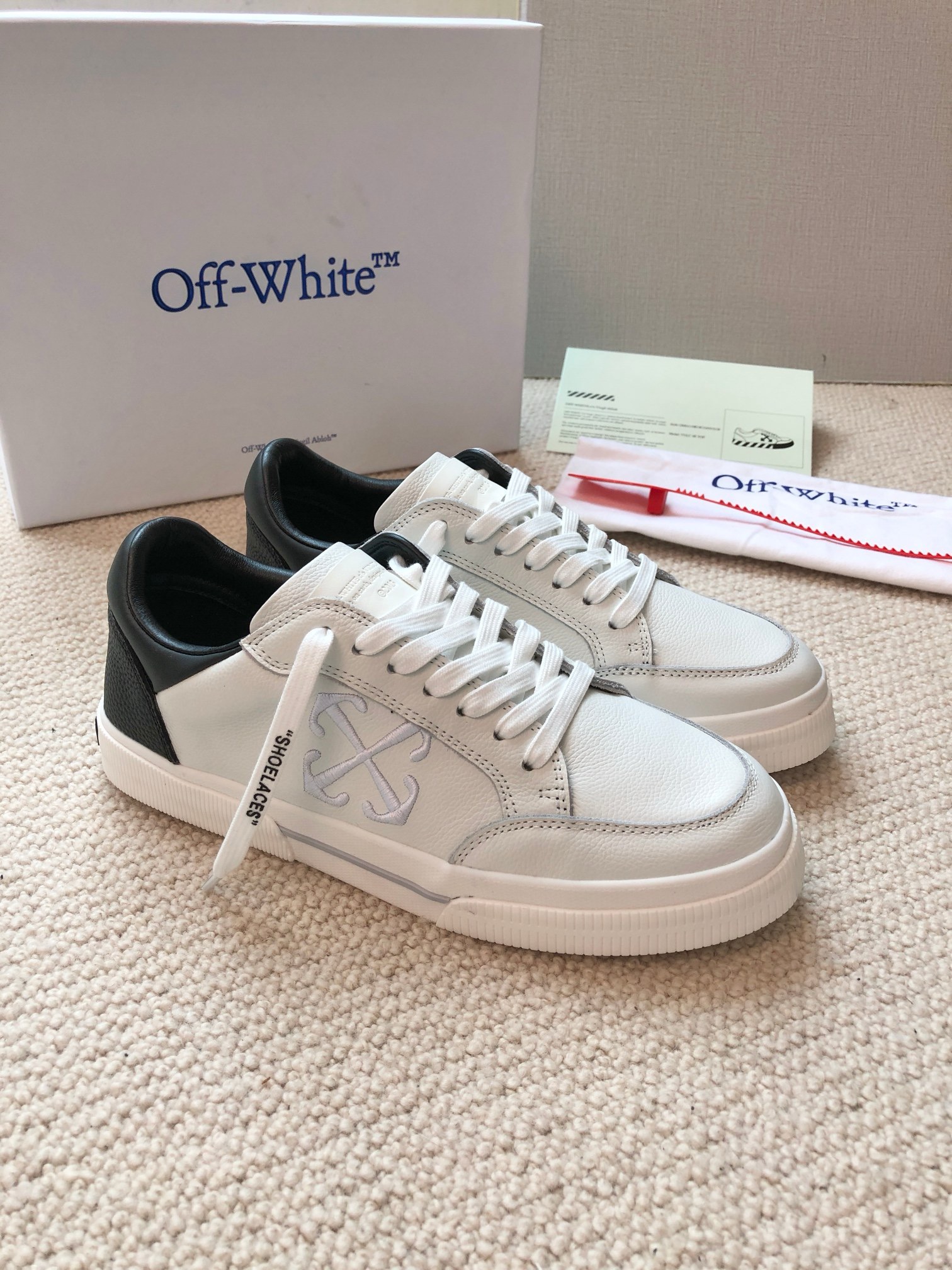 OFF White 2024ss New Low Vulcanized Sneaker Size 36-45