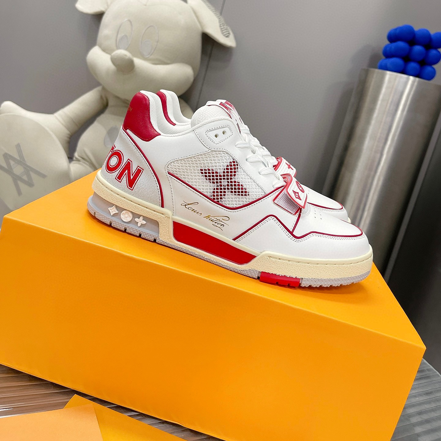 Louis Vuitton LV Trainer Velcro Strap Sneaker Size 36-46