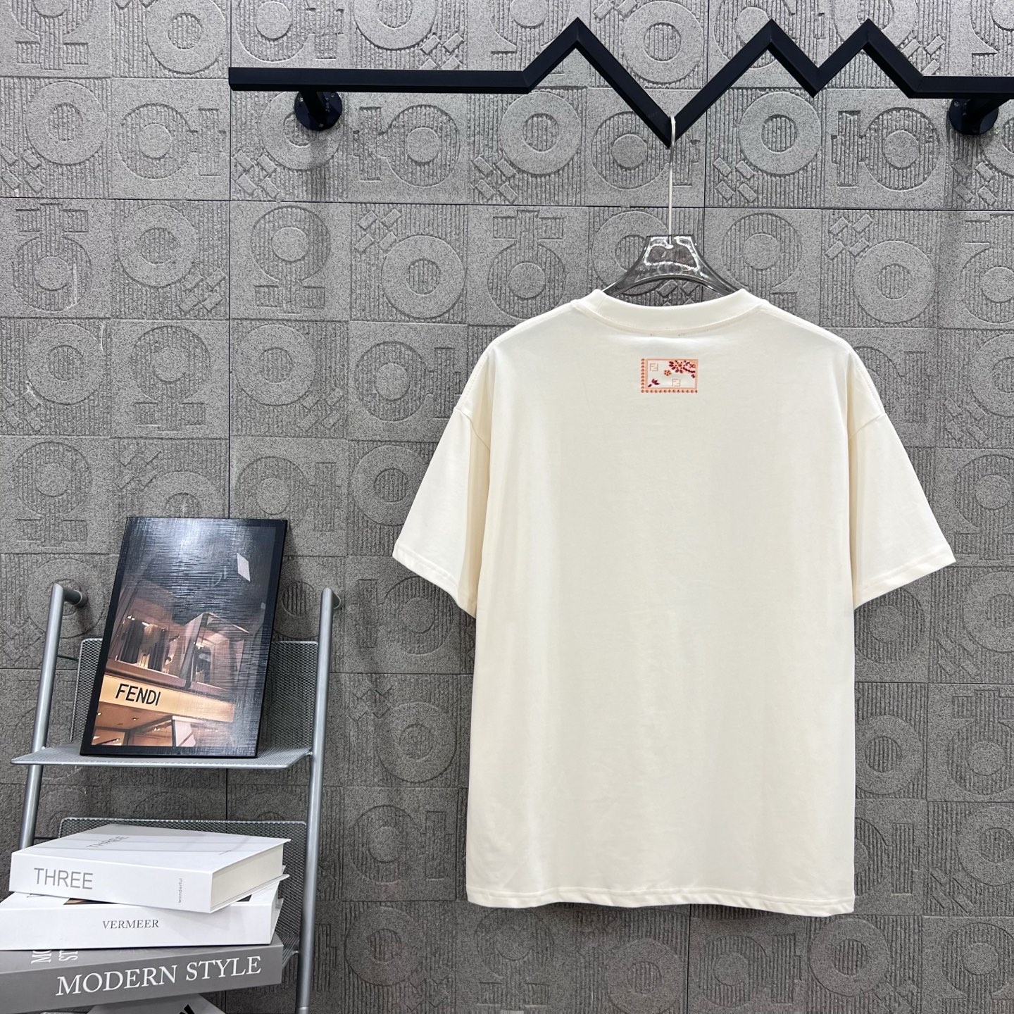 Fendi T Shirt  Embroider Logo Size XS-L