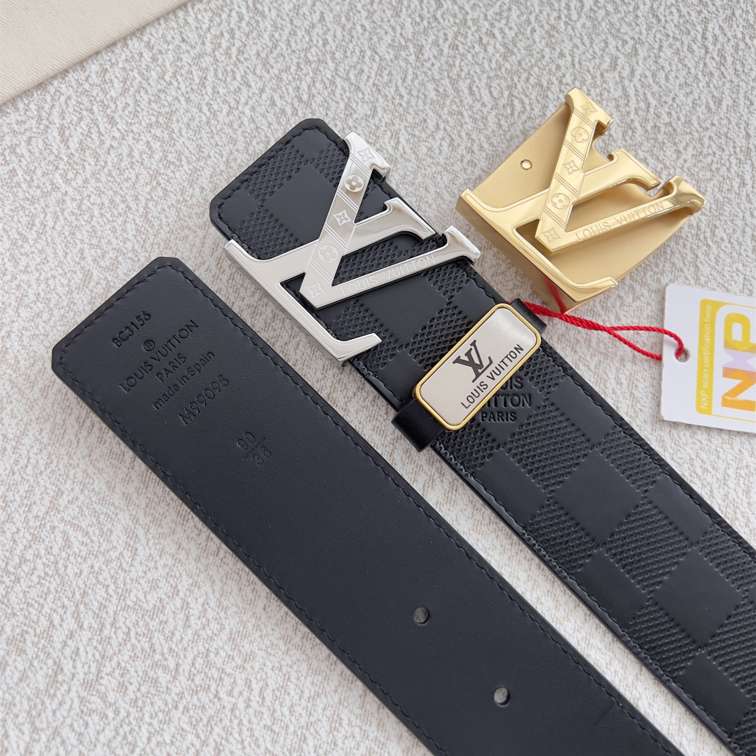 Louis Vuitton Mens Belt Width 3.8cm