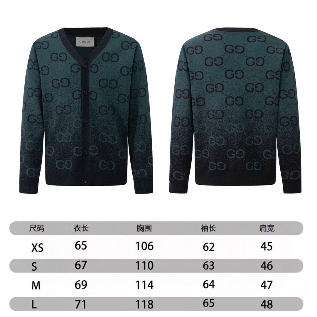 Gucci Unisex Knitwear Jacket Size S-XL