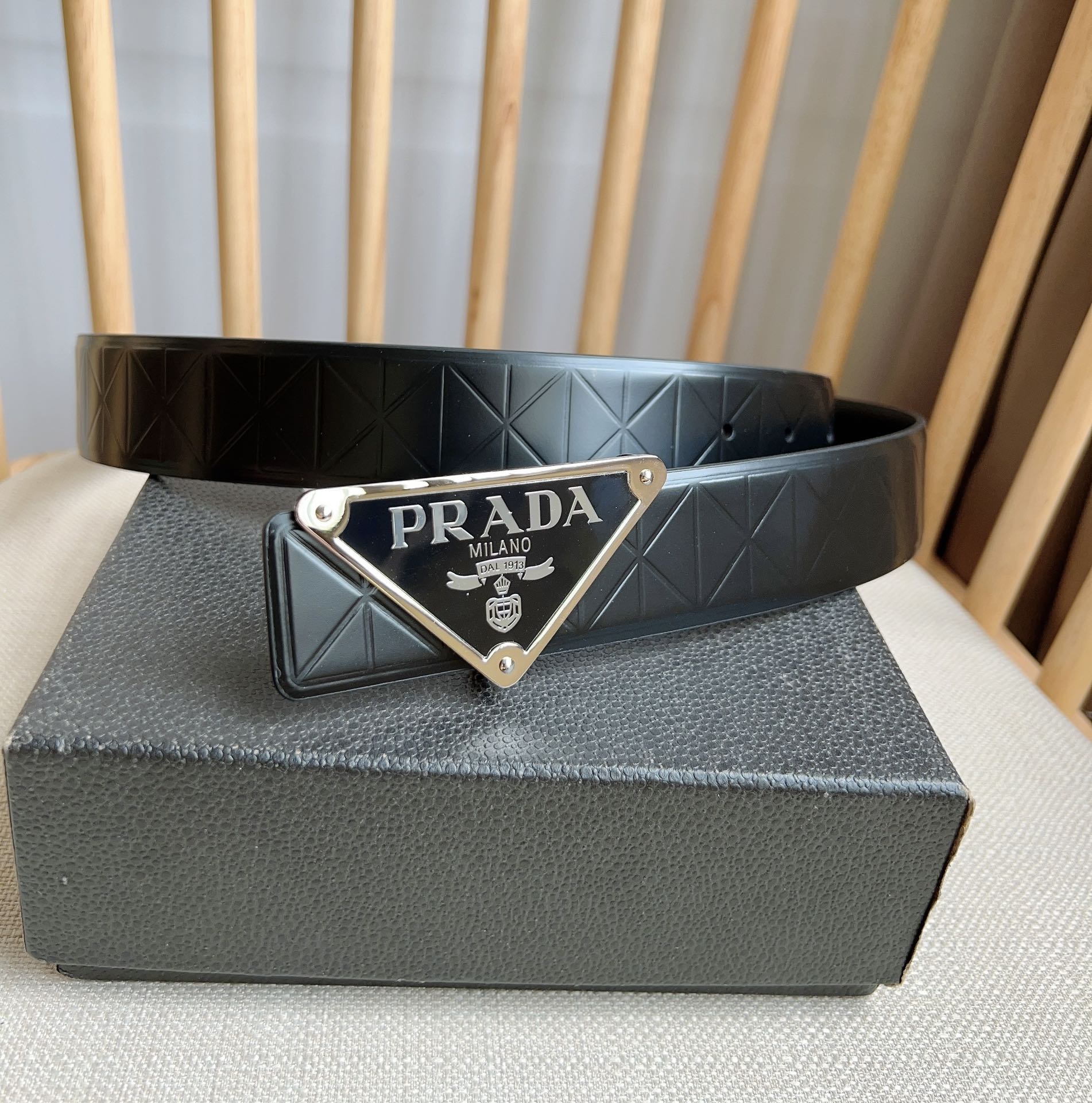 Prada Mens Belt Width 3.5cm