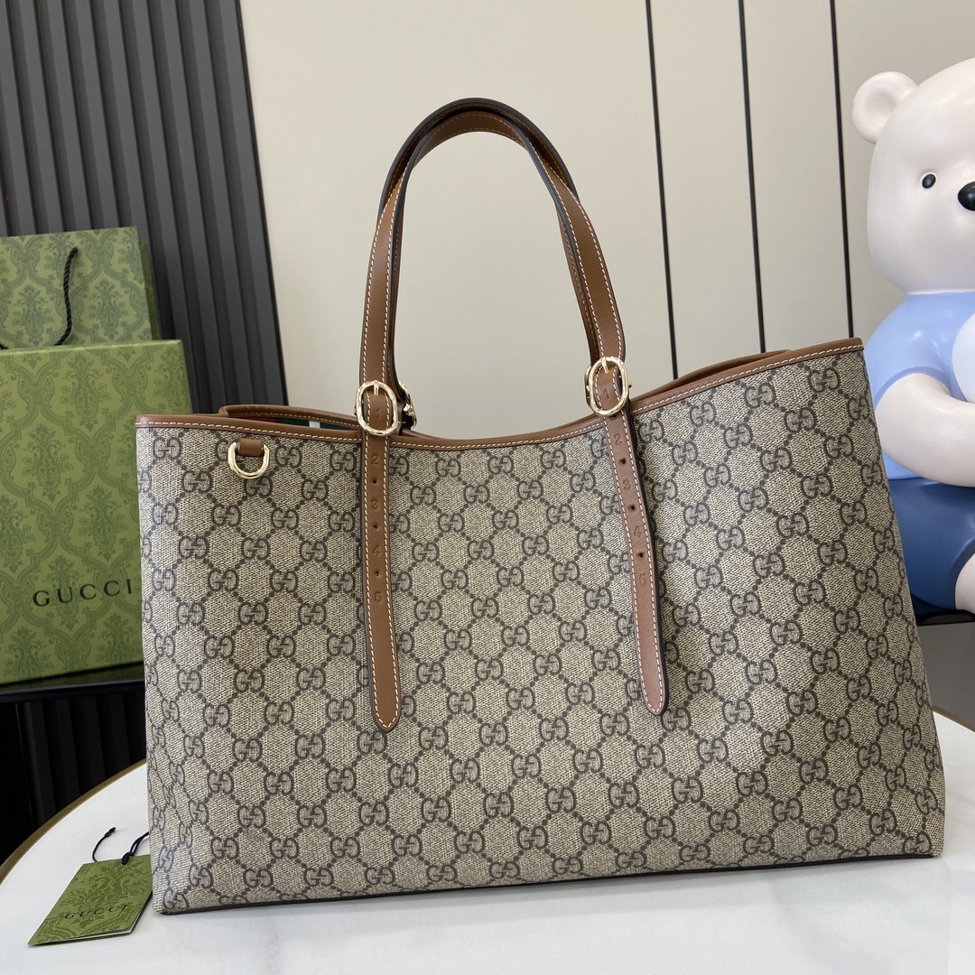 Gucci GG Emblem Women Shopping Bags Size 38*25*15cm