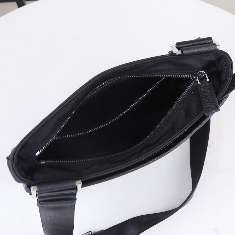Prada 2VH118 Re-Nylon and Saffiano Leather Mens Shoulder Bags Size 28*25*6cm