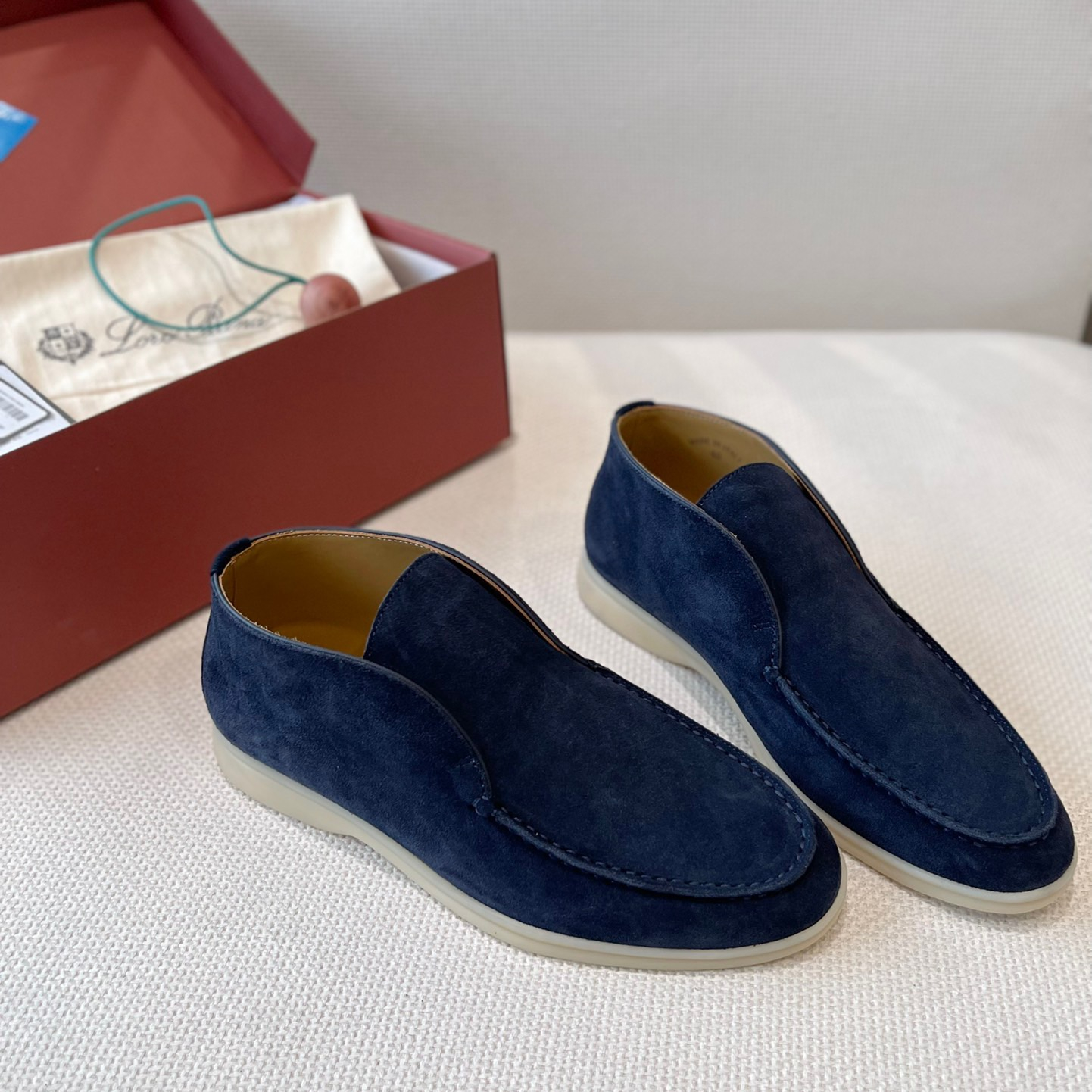 Loro Piana Unisex Loafers High Top Size 36-45