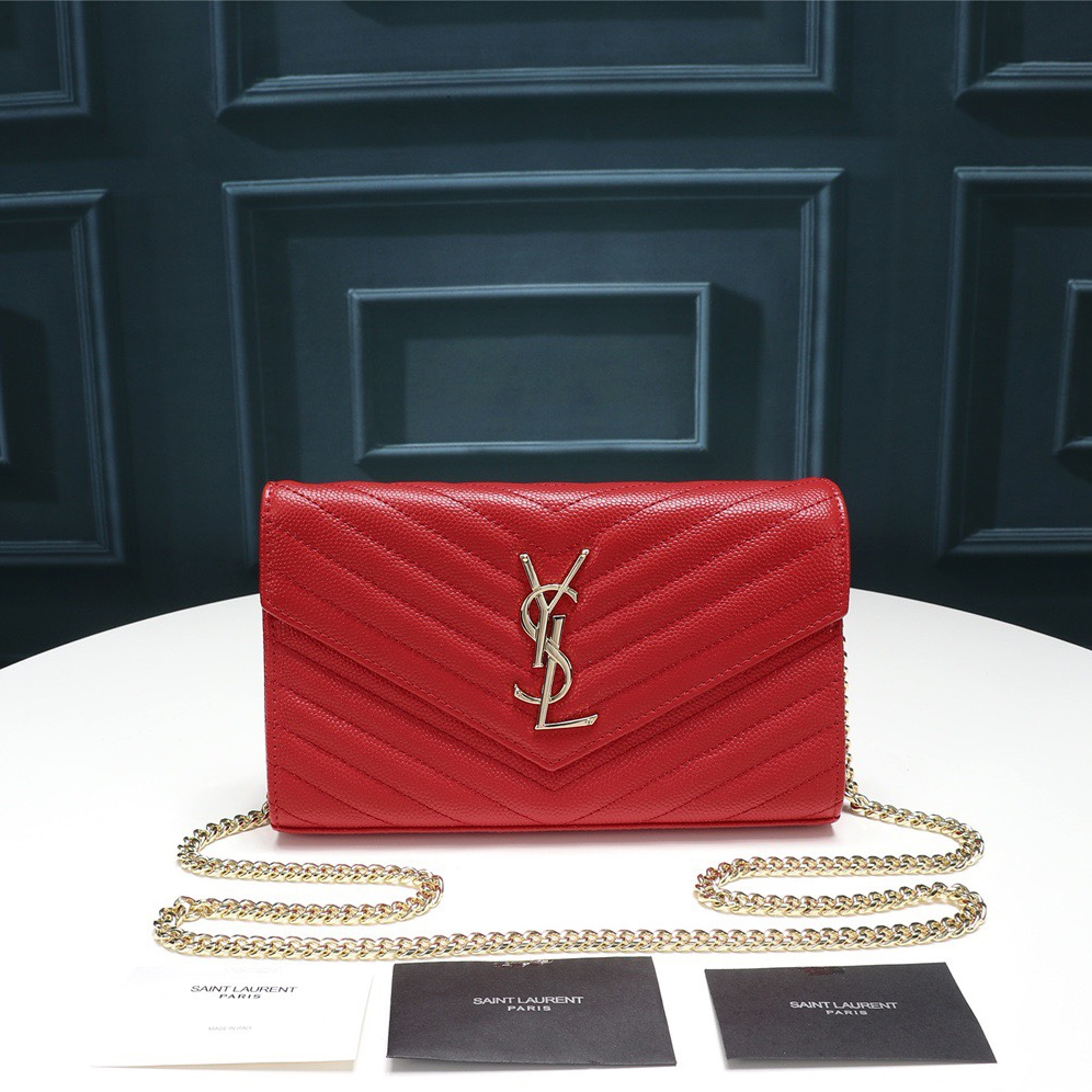 YSL Women Shoulder Bags Size 23*14*4cm