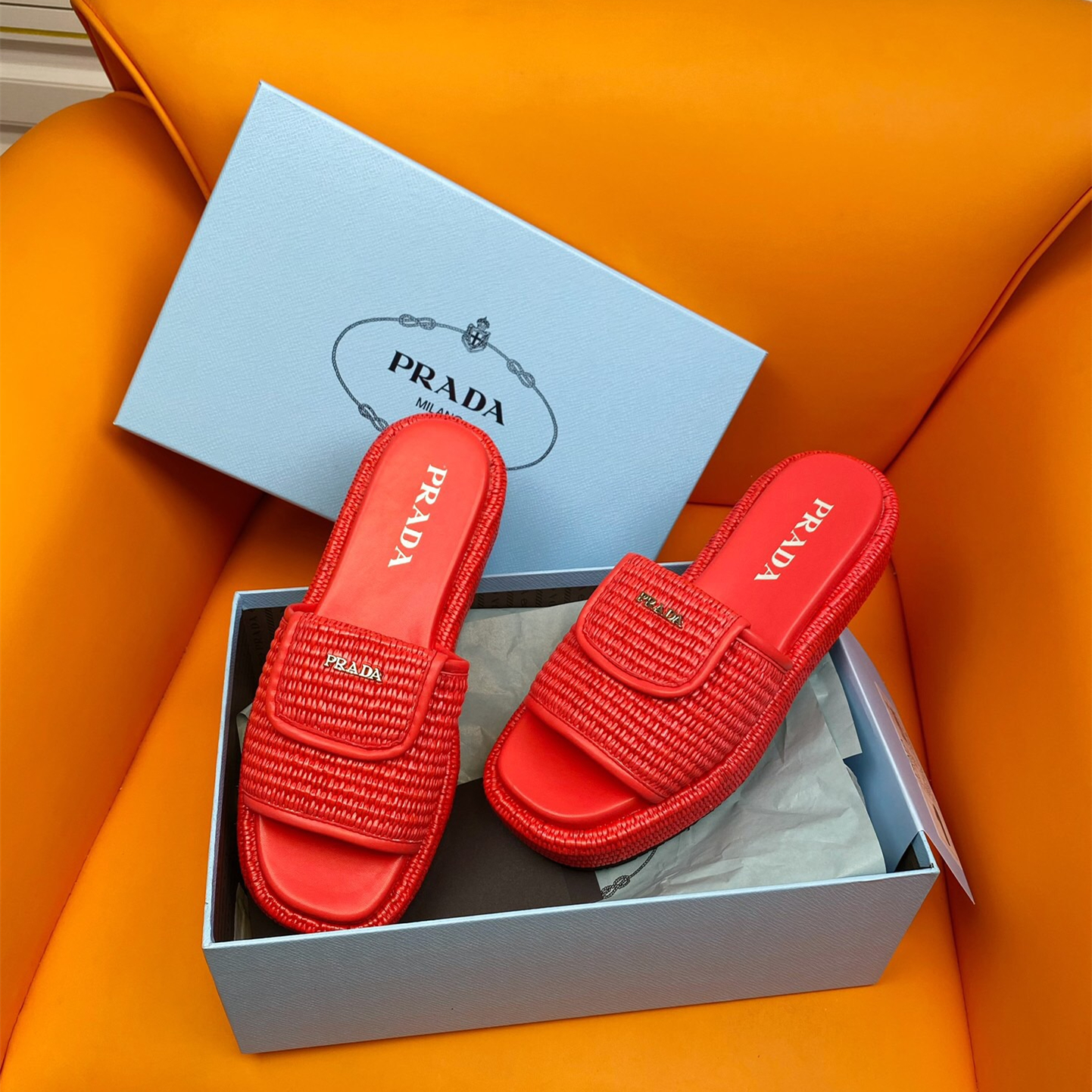 Prada 2024 New Monolith sandals Size 36-40
