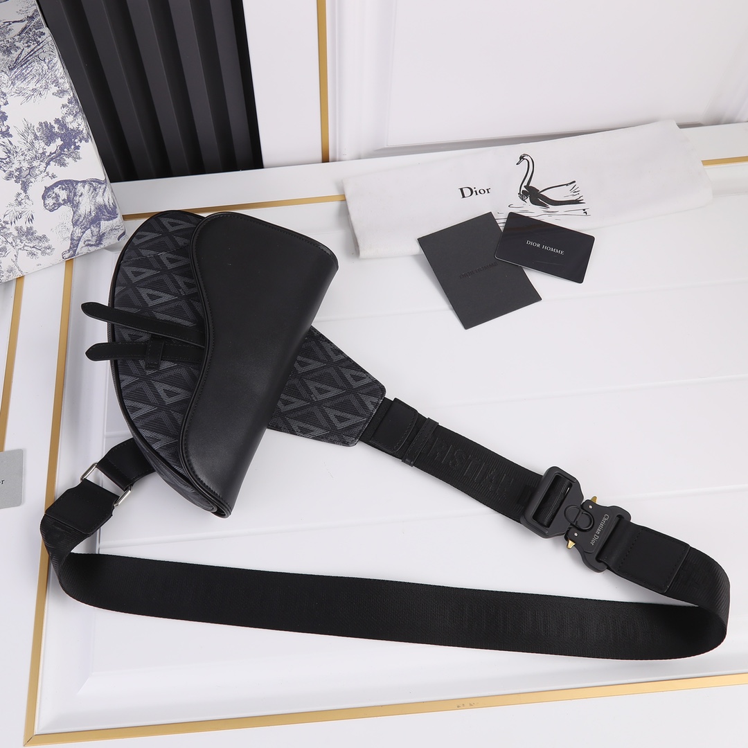 Dior 2022SS Pre-Fall Saddle Mens Shoulder Bags 20*28.6*5cm