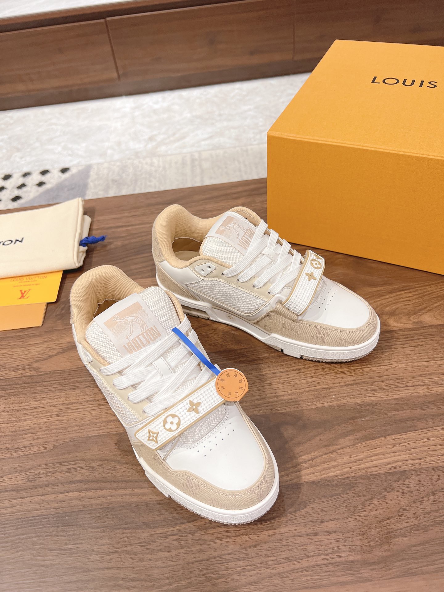 Louis Vuitton LV Trainer Velcro Strap Sneaker Size 36-46