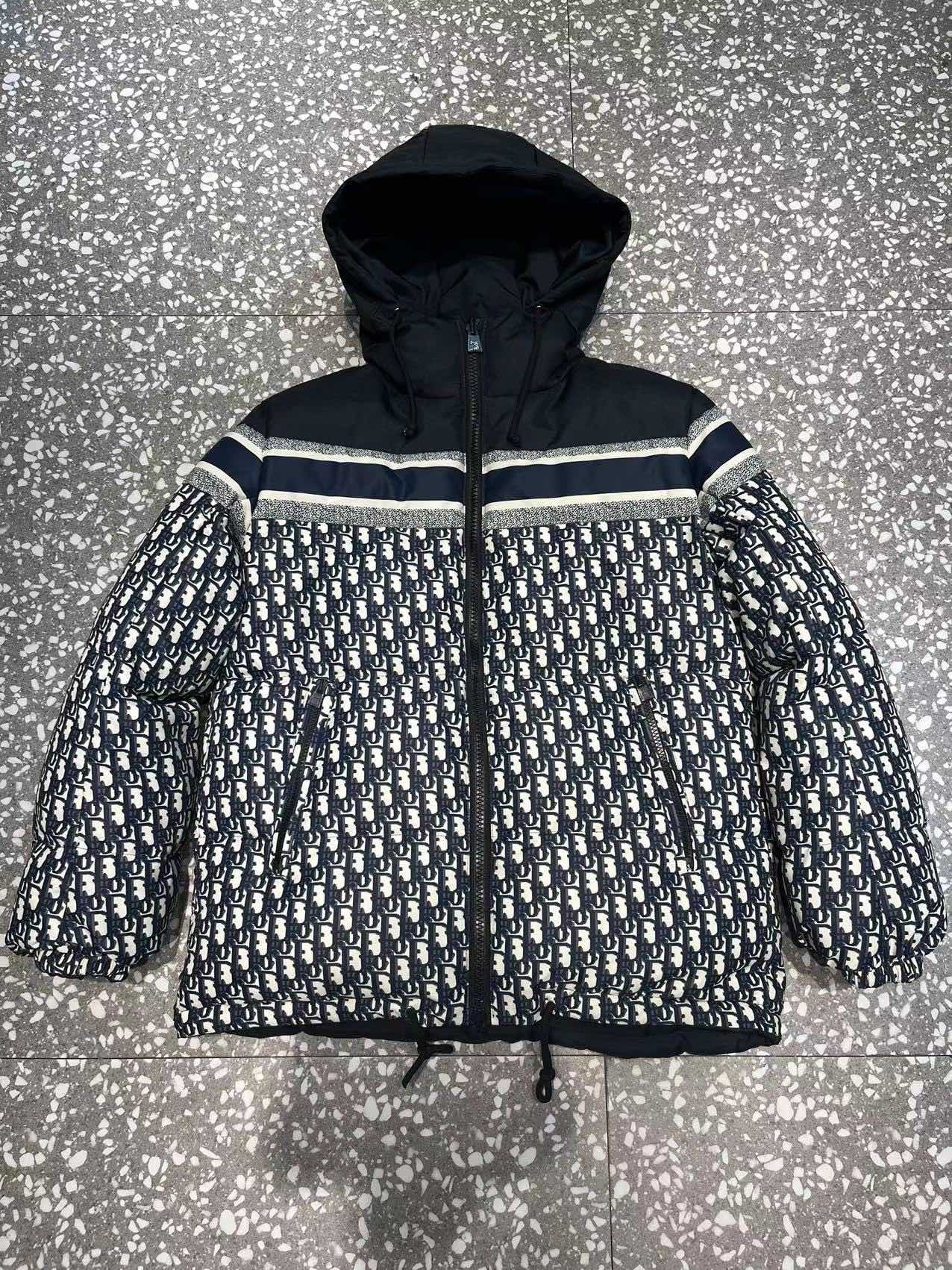 Dior 25ss Oblique Unisex Down Jacket Size S-XXL