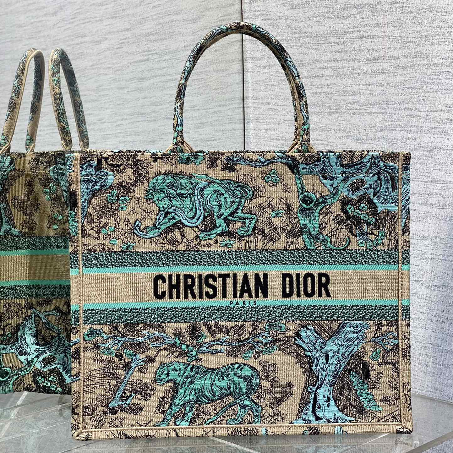 Dior Book Tote Shopping Bags 2-Size