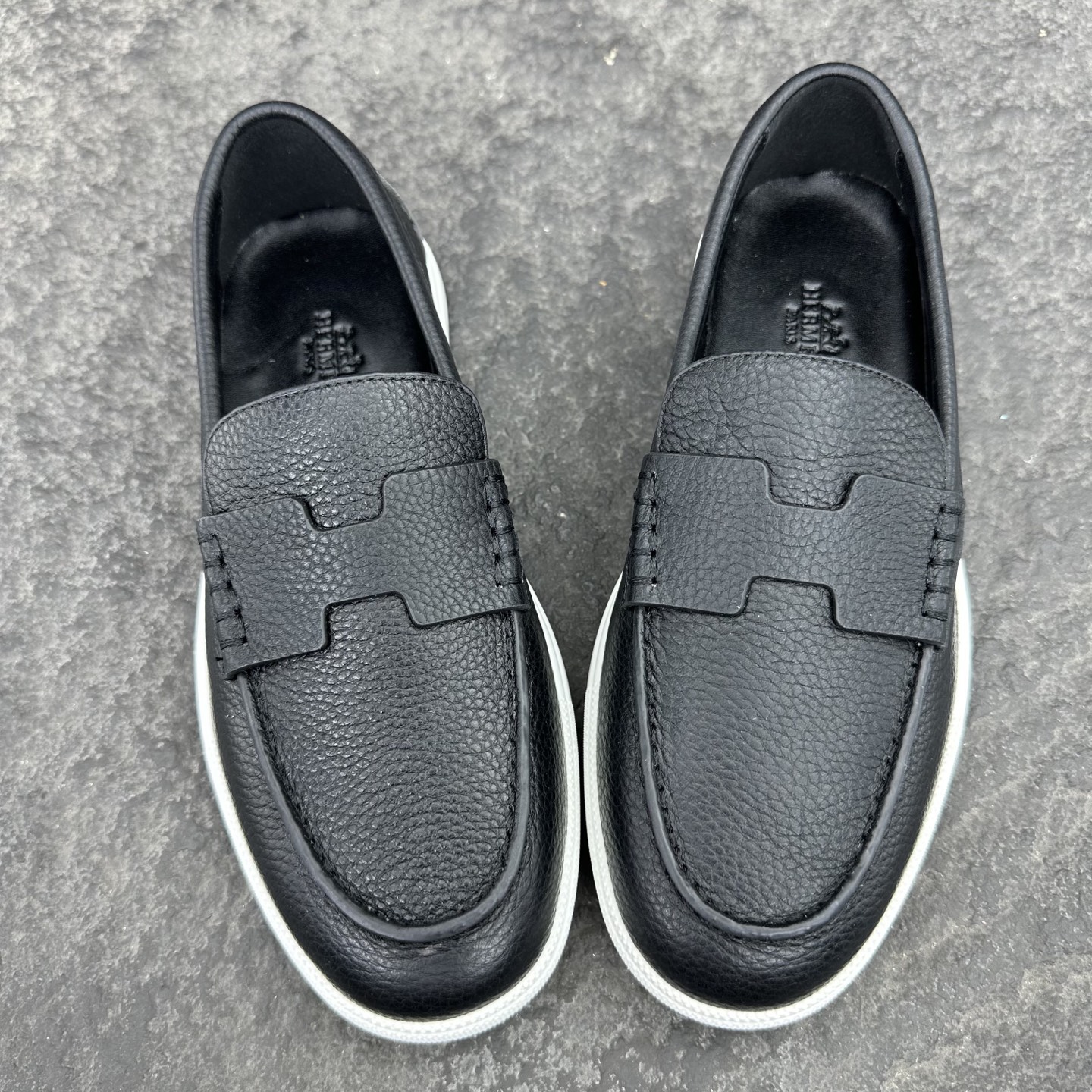 Hermes Job Unisex Loafers Size 35-46