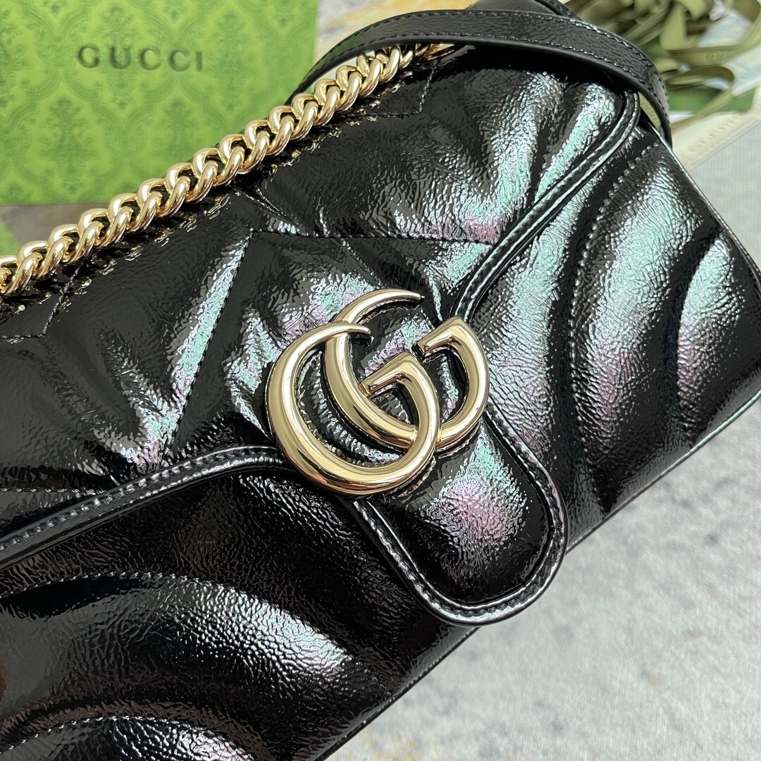 Gucci Kleine GG Marmont Women Shoulder Bags Size 26*15*7cm