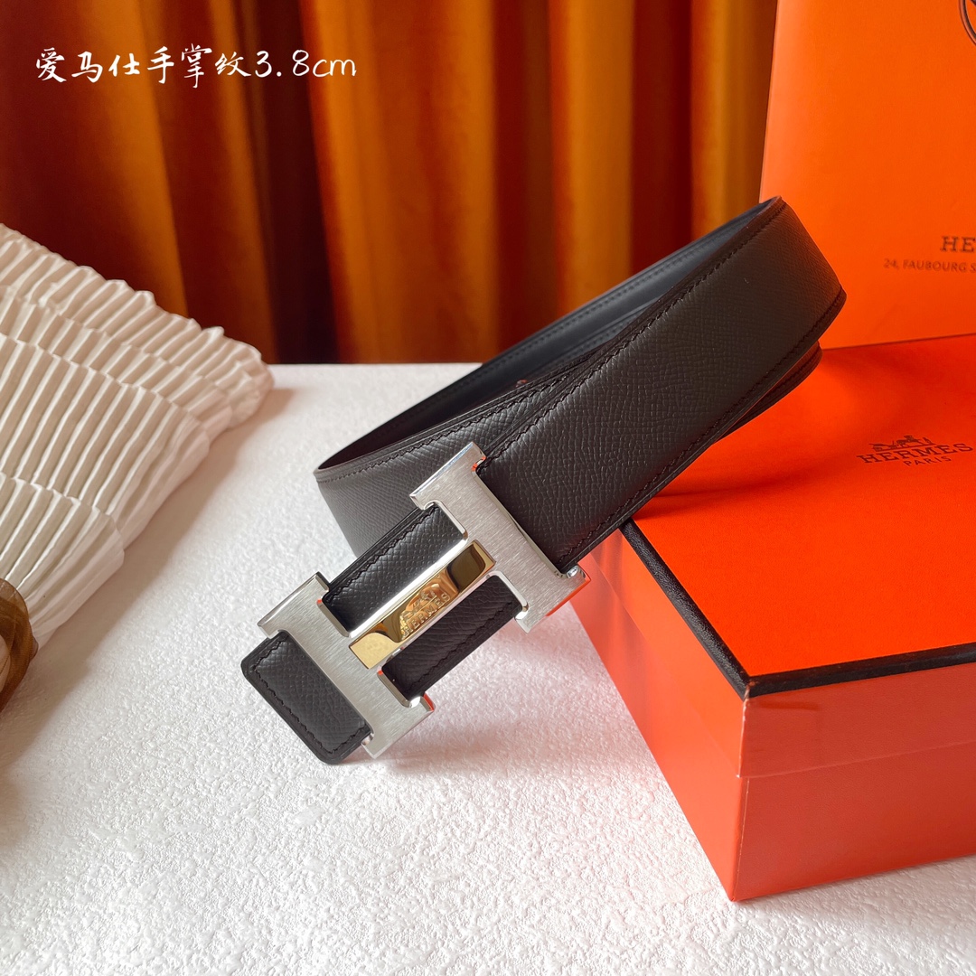 Hermes Mens Belt Width 3.8cm