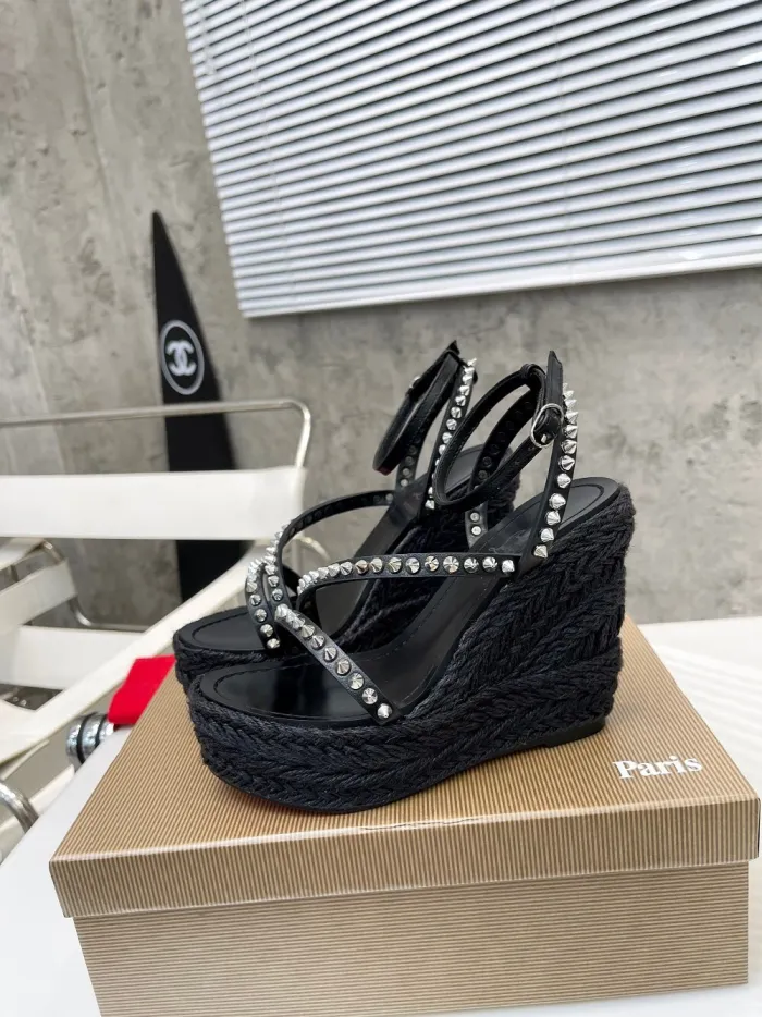 Christian Louboutin Mafaldina Zeppa Pumps Size 37