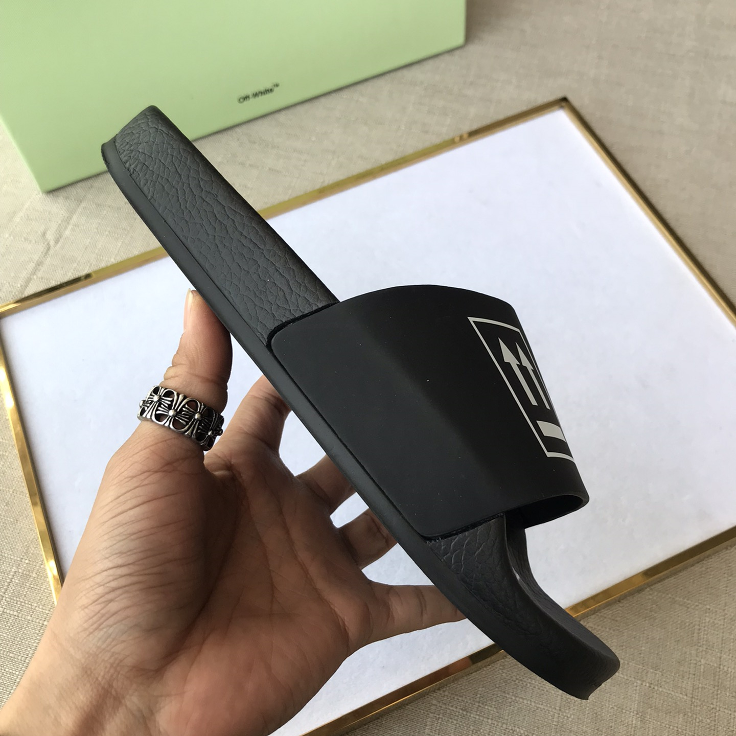 OFF White Mens Women Sandals Gr. 36-46