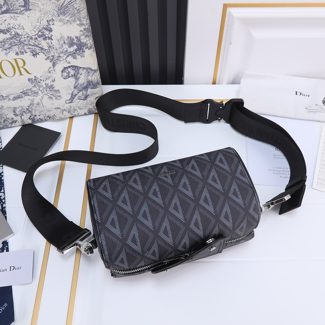 Dior Lingot Mens Shoulder Bags Size 22*10.5*12.5cm