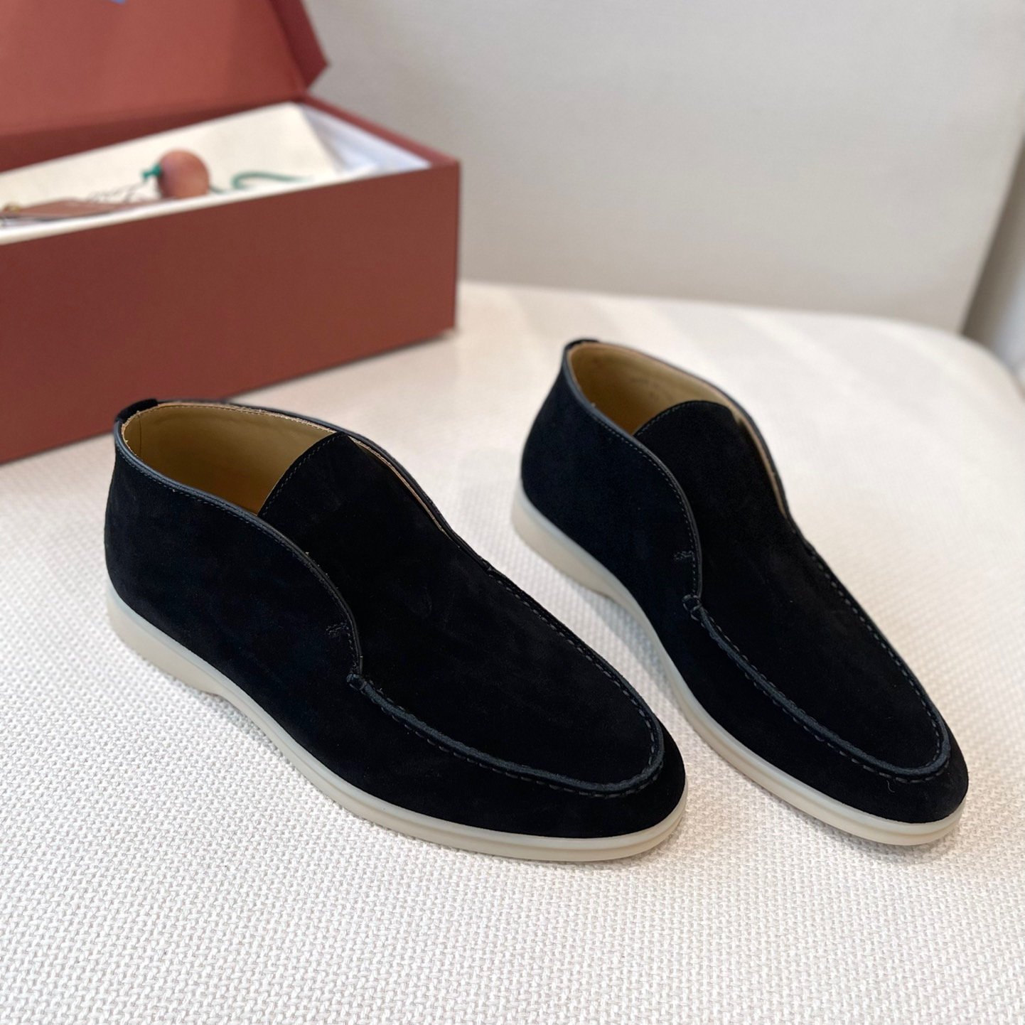 Loro Piana Unisex Loafers High Top Size 36-45