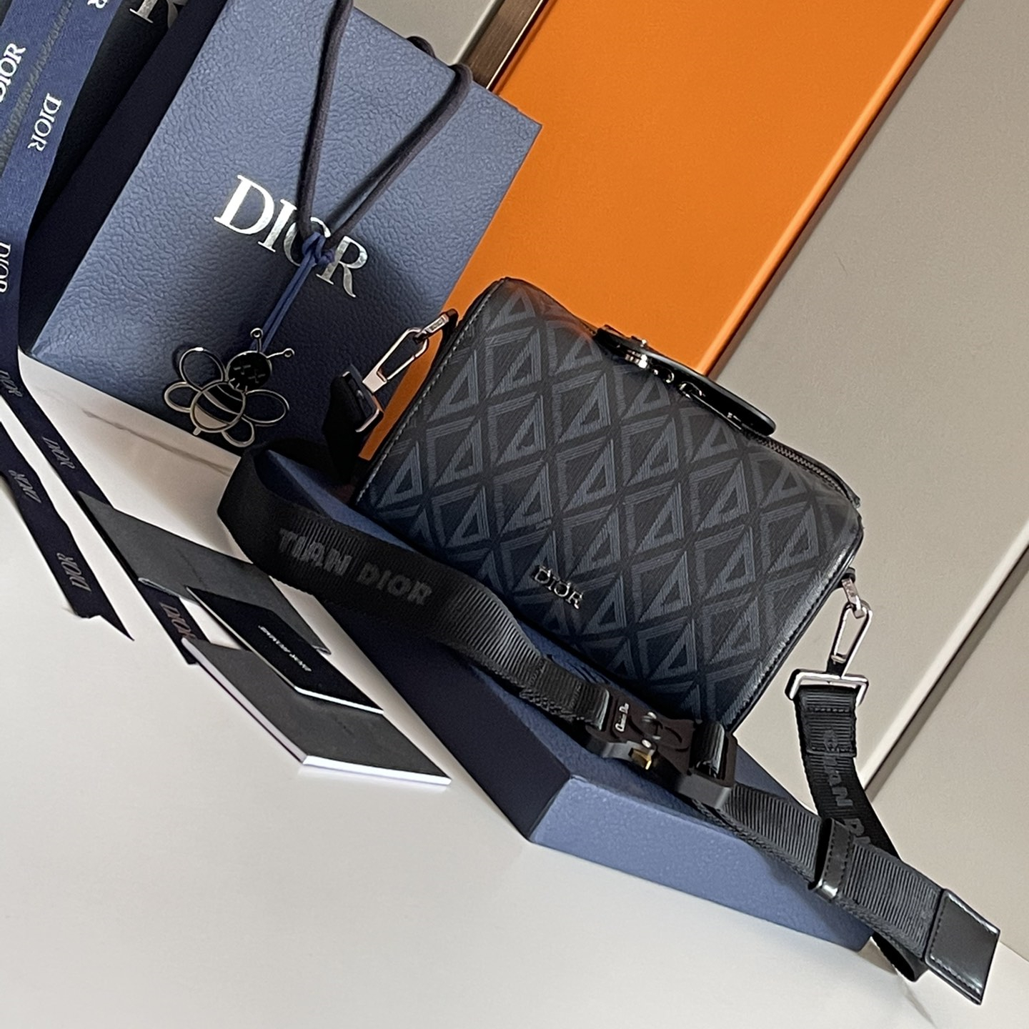 Dior 2022SS Lingot Mens Shoulder Bags 21.5*11*12.5cm