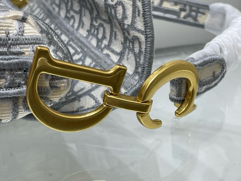 Dior Saddle Oblique Women Shoulder Bags Size 25.5*20*6.5cm