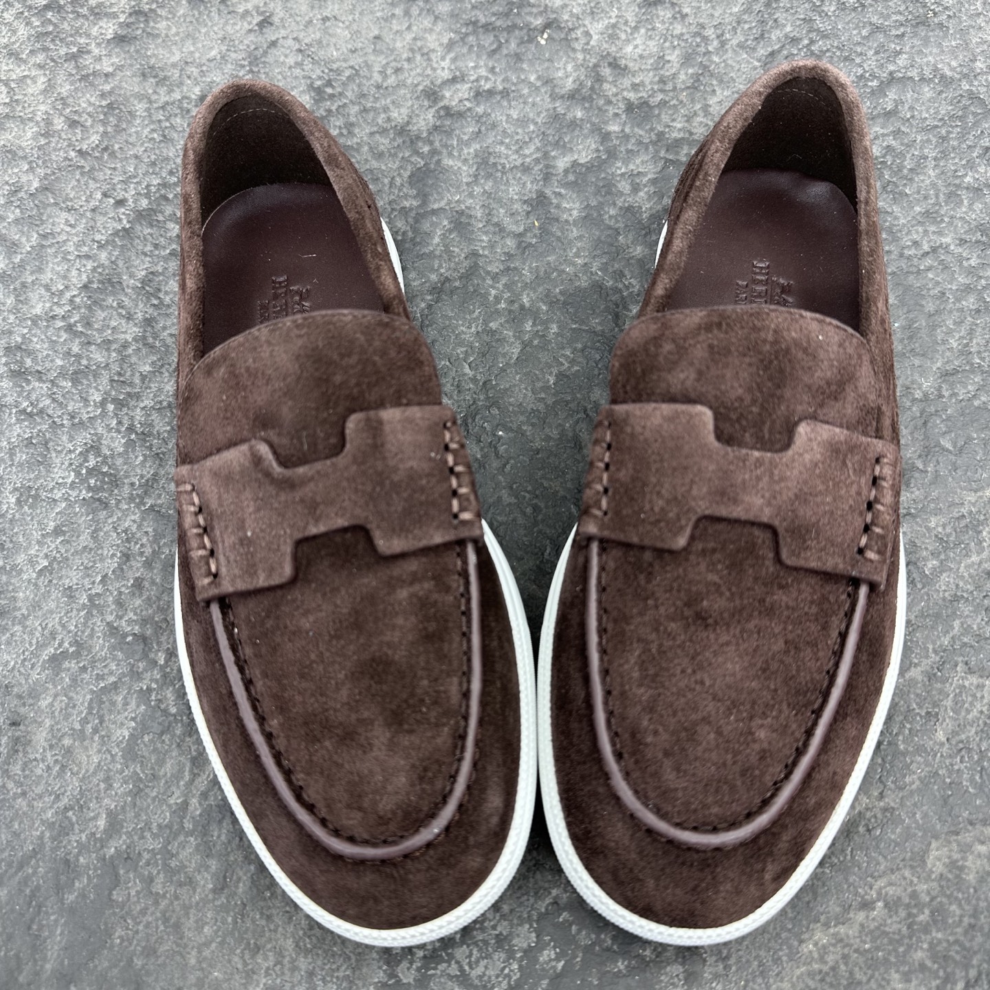 Hermes Job Unisex Loafers Size 35-46