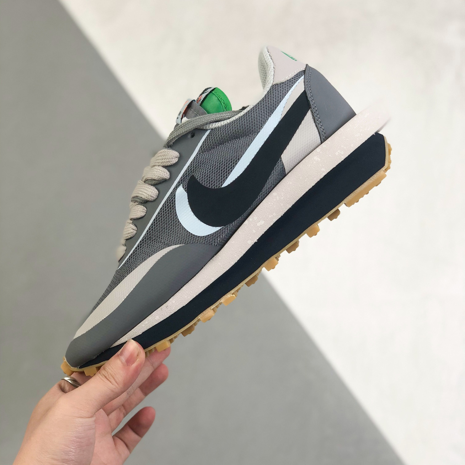 Nike x Sacai LDV Waffle Sneakers Shoes Black Mens/Women 36 - 46