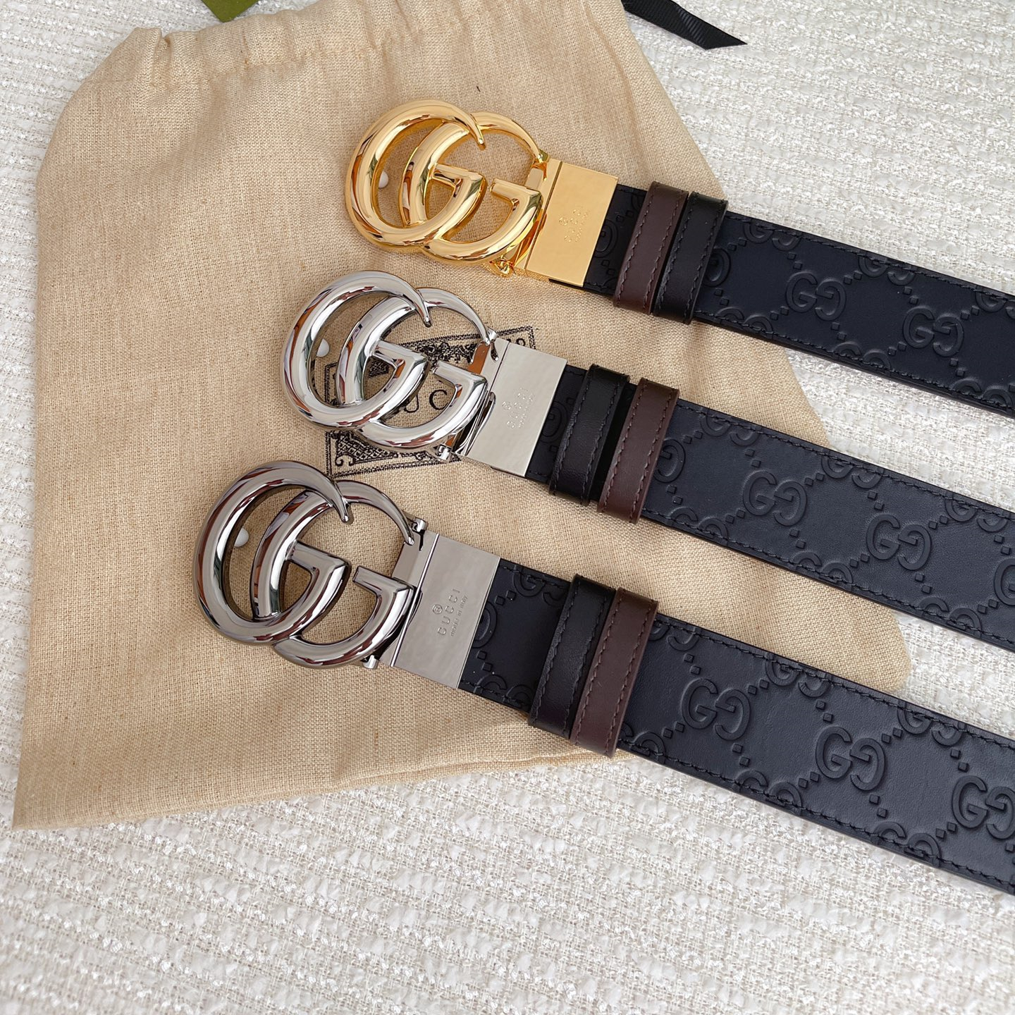 Gucci Mens Belt Width 3.8cm