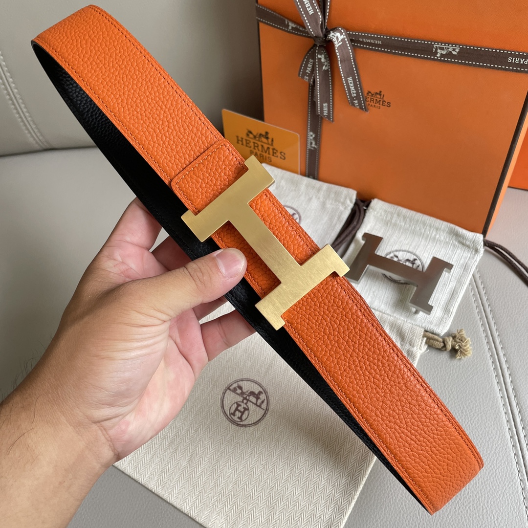 Hermes Mens Belt Width 3.8cm