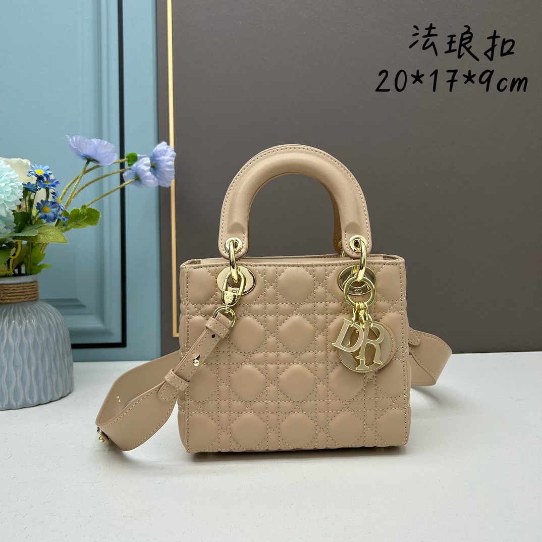 Dior Mini Lady Women Shoulder Bags 20*17*9cm