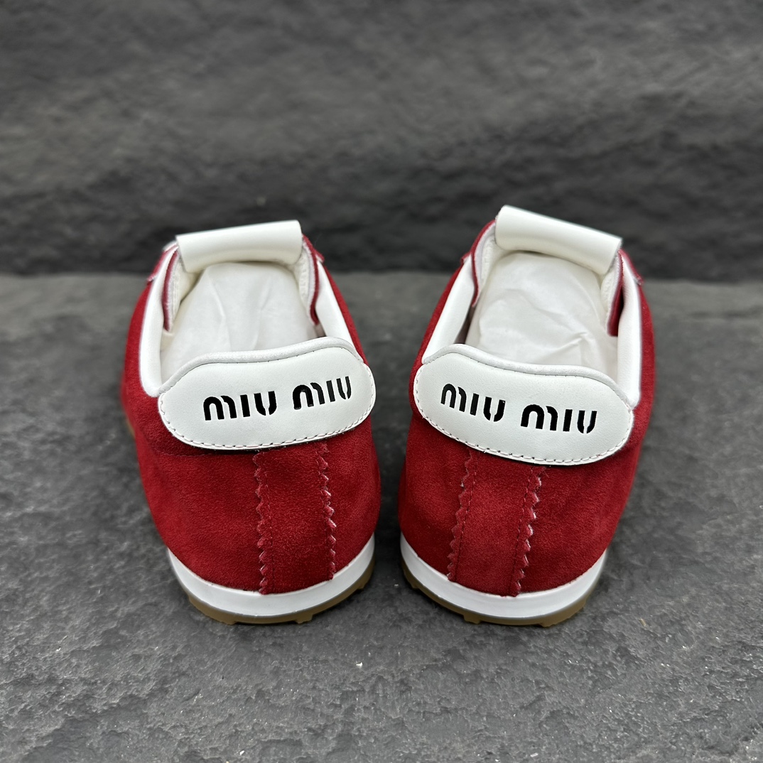 MiuMiu Plume Nappa Sneaker Size 35-40
