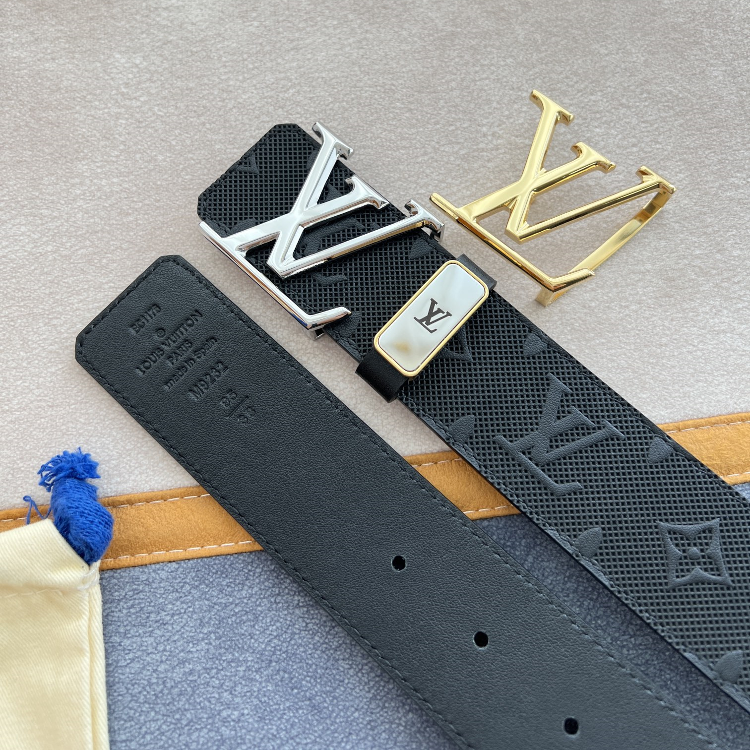 Louis Vuitton Mens Belt Width 3.8cm