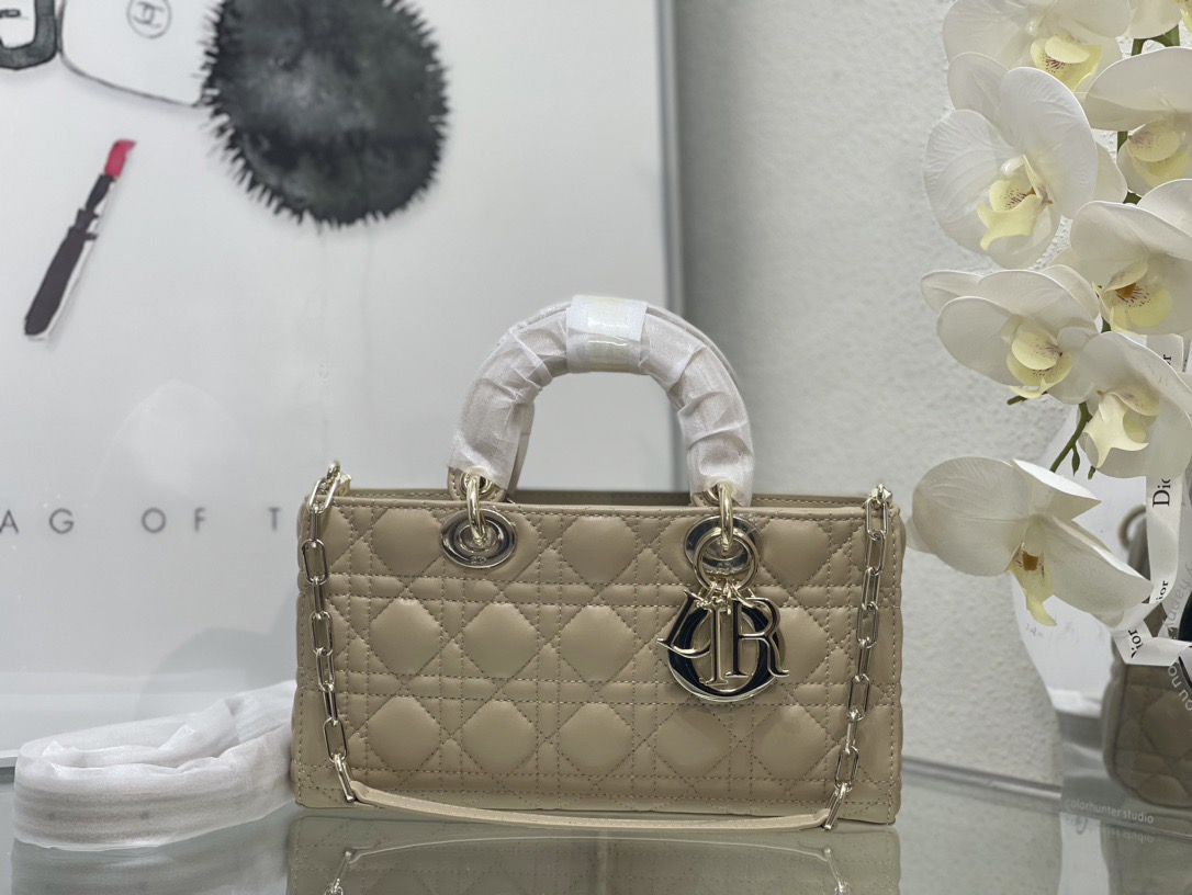 Dior Lady D-Joy Women Shoulder Bags 26*6*14cm