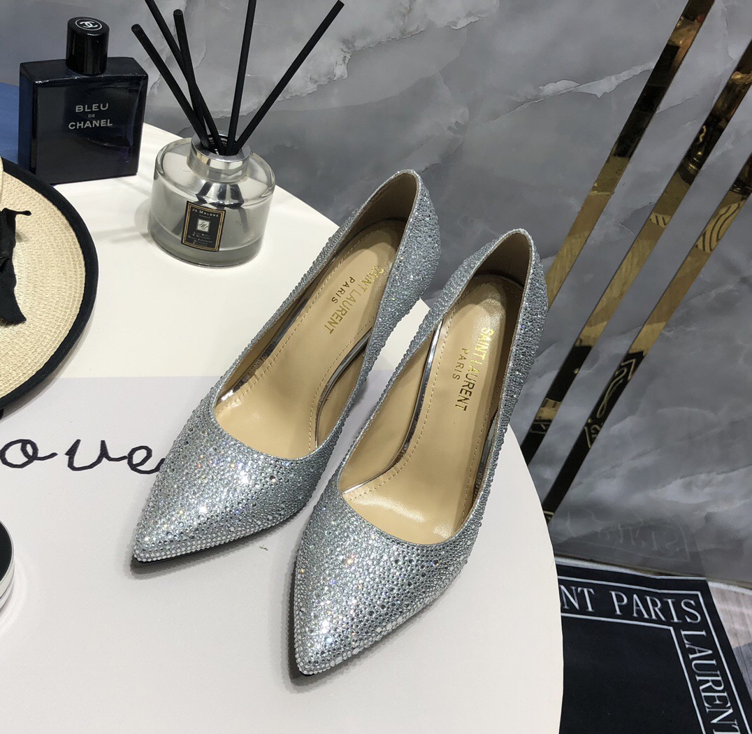 YSL Full Diamond Pumps Size 35-41