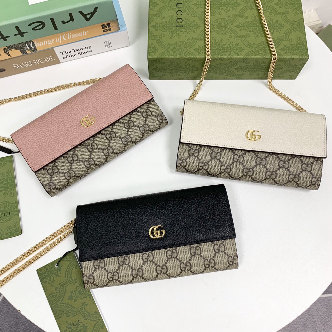 Gucci Chain Women Shoulder Bags Size 19*10*3cm