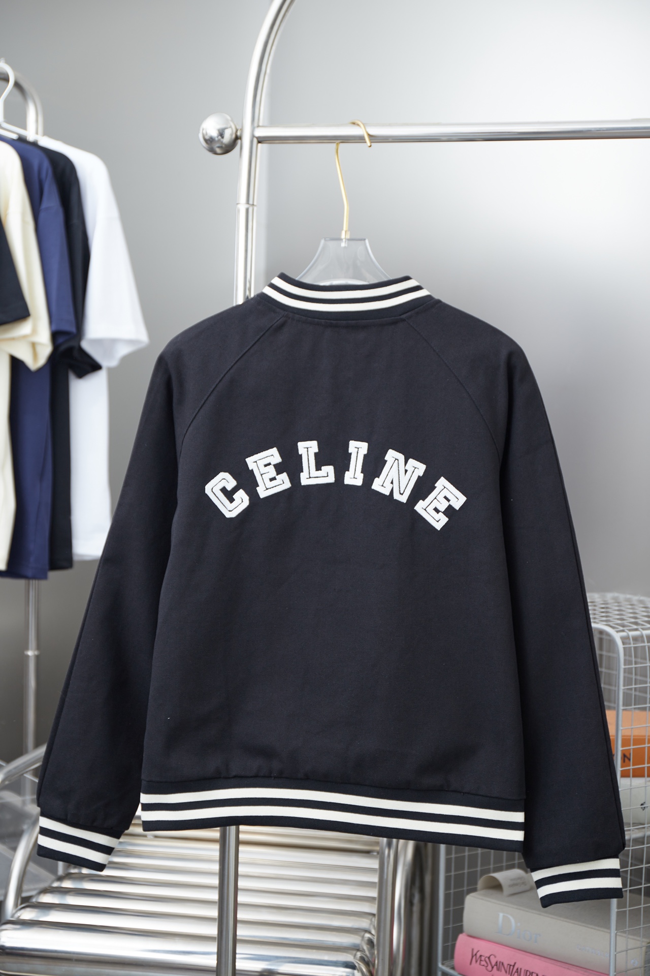 Celine 25SS NEW Embroider Baseball uniform Jacket Size S-XL