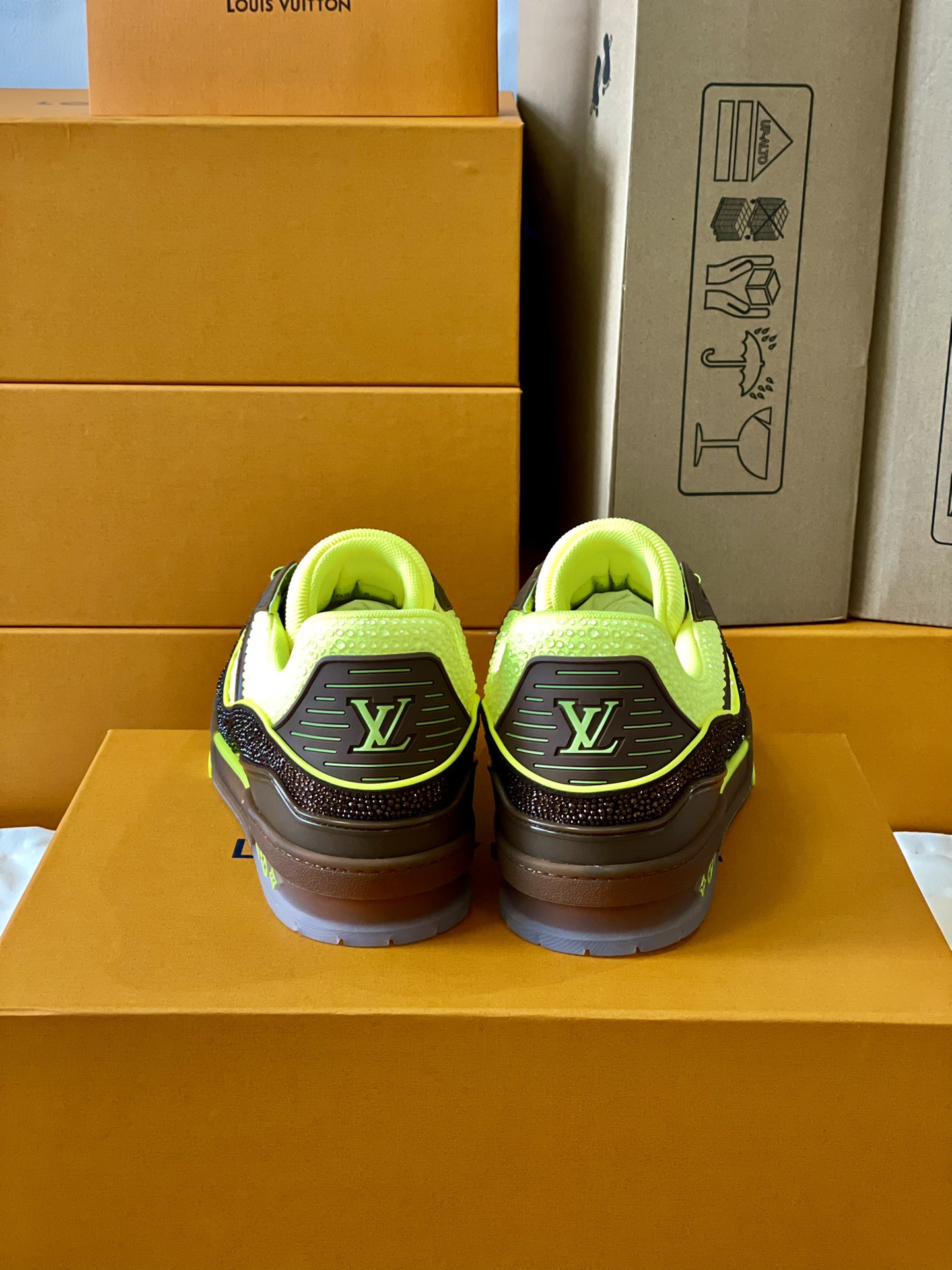Louis Vuitton LV Trainer Diamond Sneaker Size 36-46