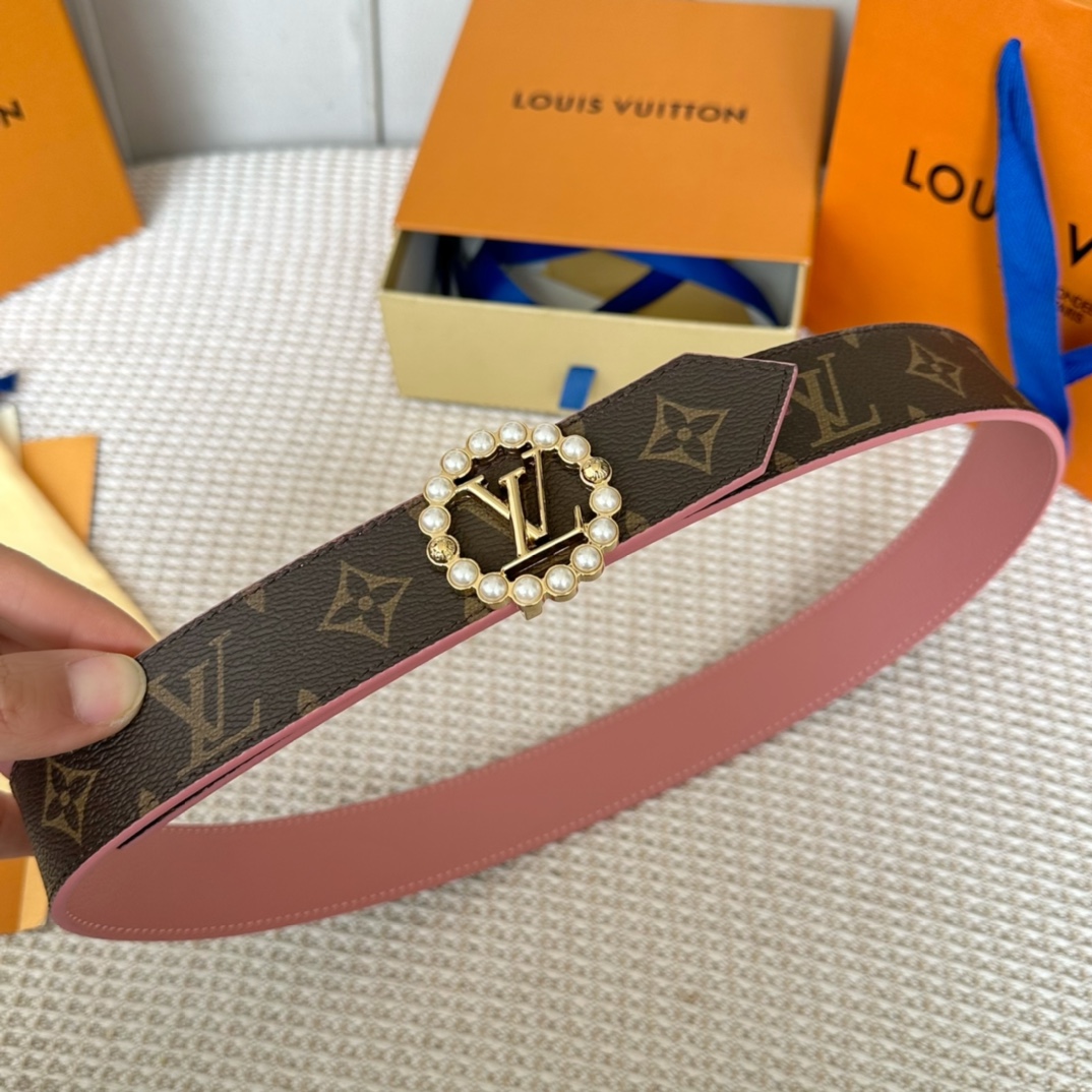 Louis Vuitton Women Belt Width 3.5cm