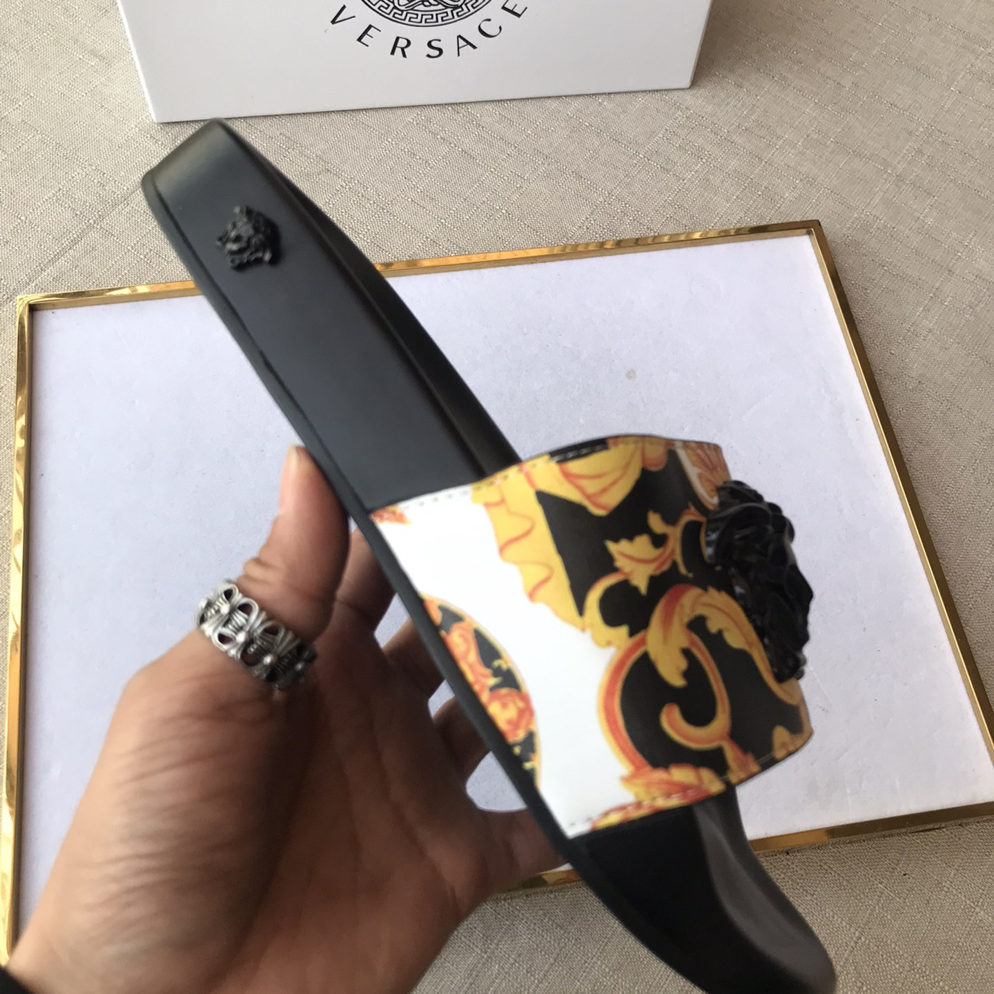 Versace Mens Women Sandals Gr. 36-46