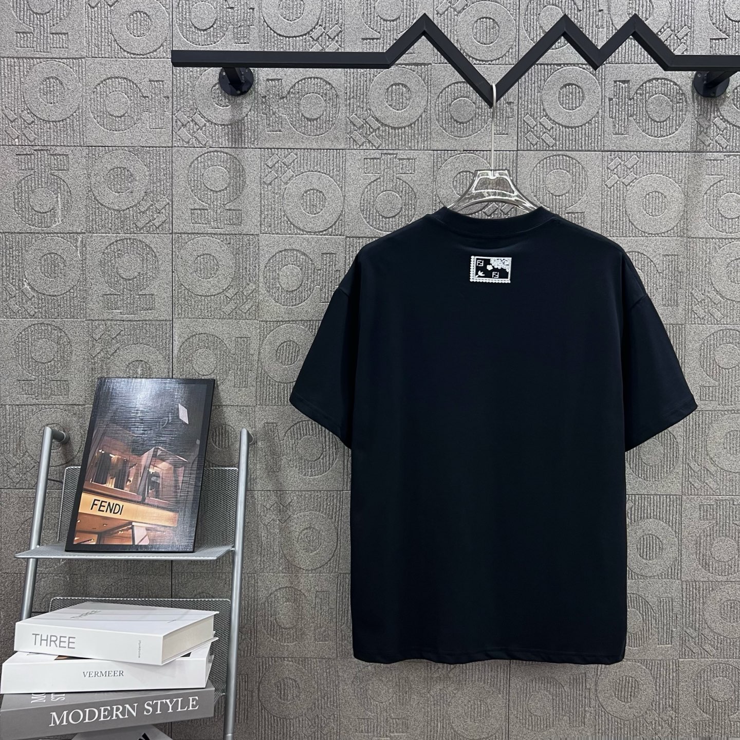 Fendi T Shirt  Embroider Logo Size XS-L
