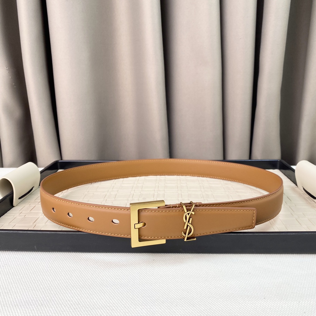 YSL Women Belt Width 3cm