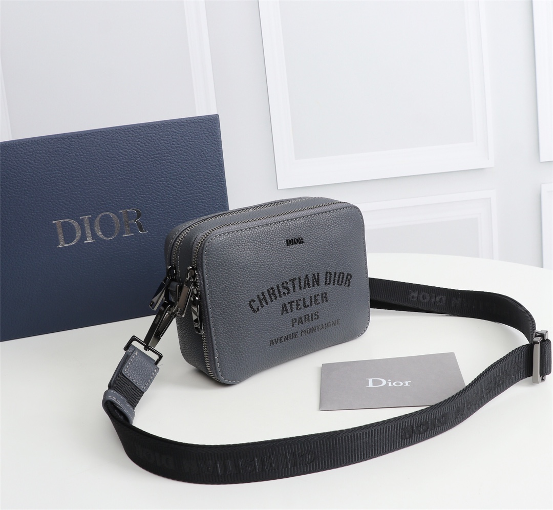 Dior Mens Shoulder Bags 17*12.5*5cm