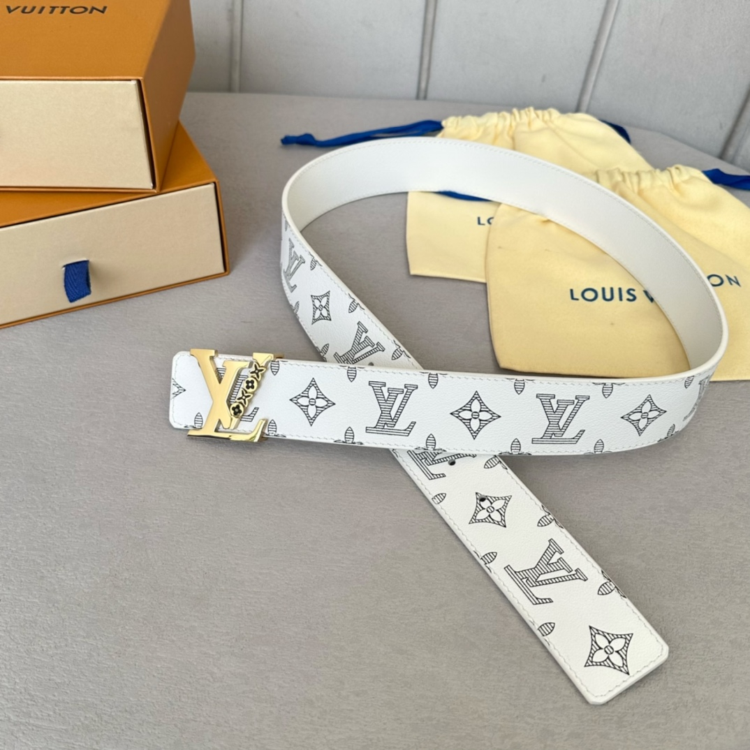 Louis Vuitton Mens Belt Width 4cm