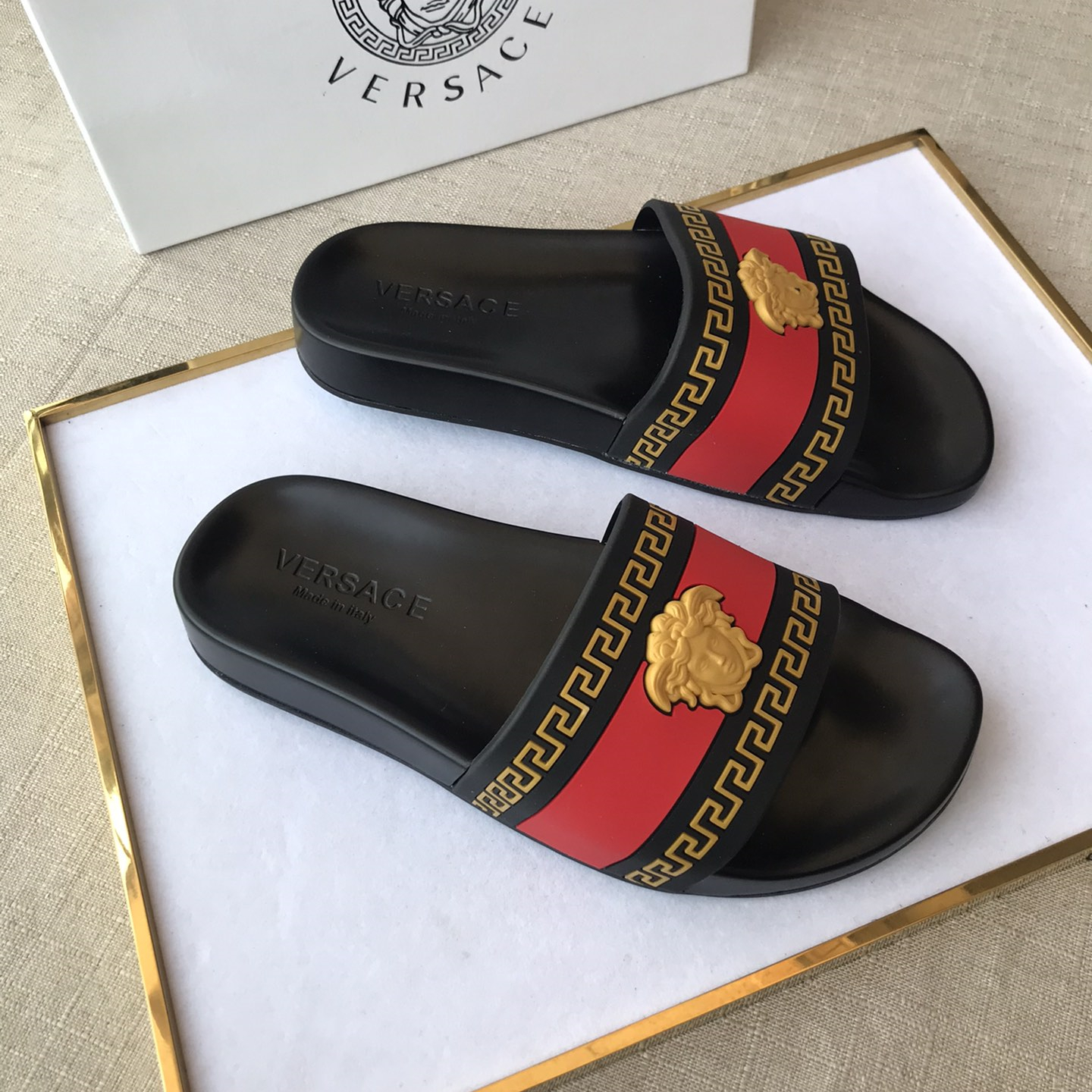 Versace Mens Women Sandals Gr. 36-46