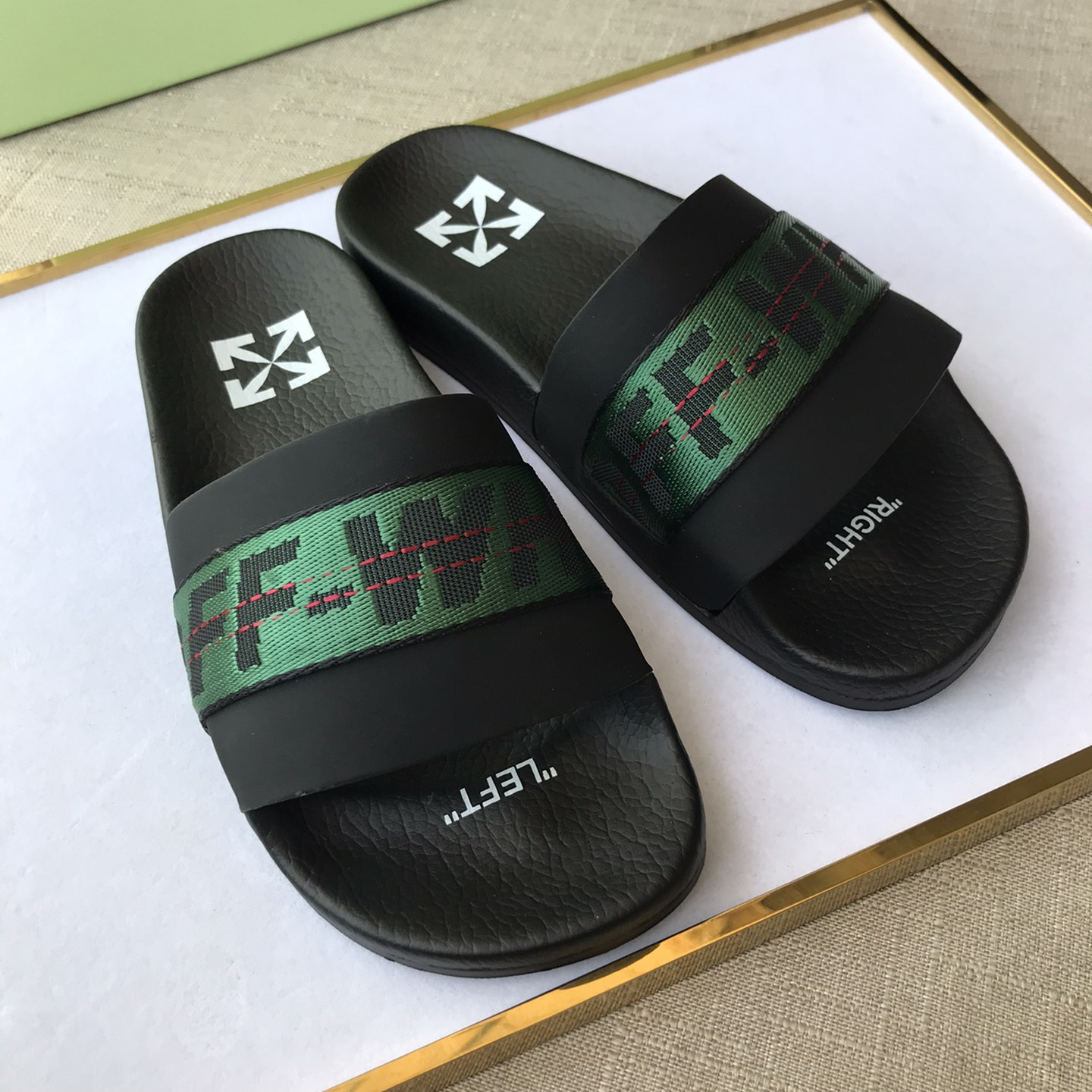 OFF White Mens Women Sandals Gr. 36-46