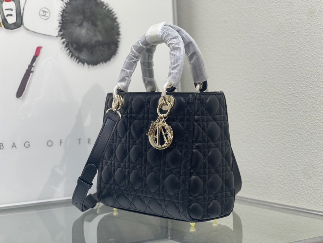 Dior Lady Women Shoulder Bags 24*20*11cm