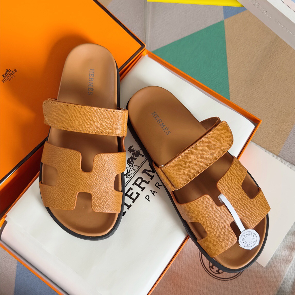 Hermes chypre Slippers Size 36-45