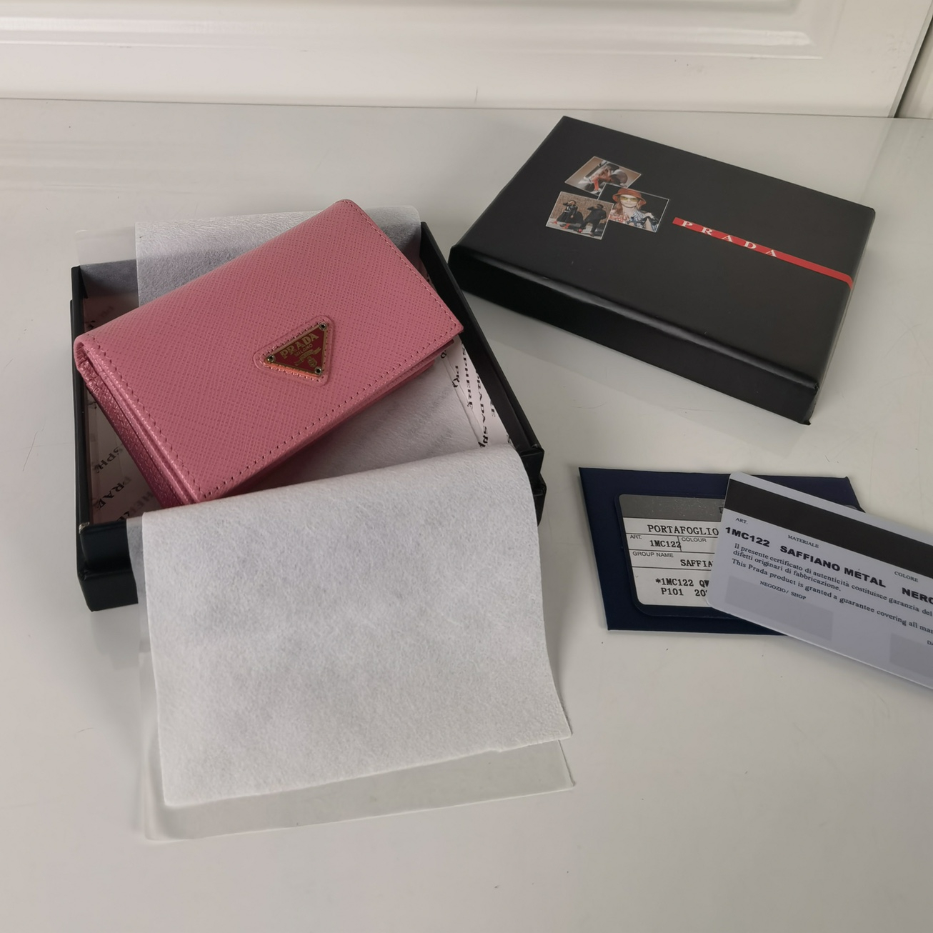 Prada Card Holder Size 11*7*2cm