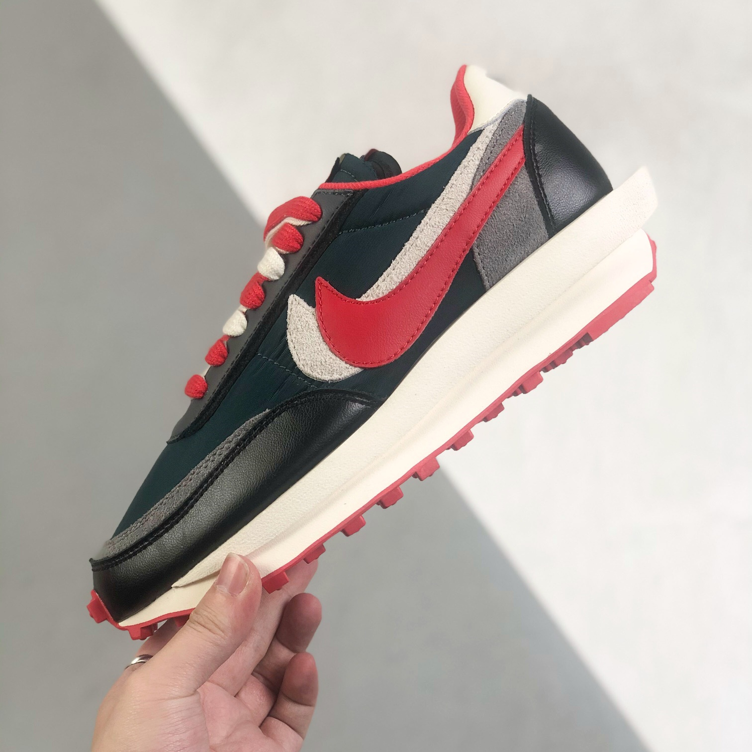 Nike x Sacai LDV Waffle Sneakers Shoes Black Mens/Women 36 - 46