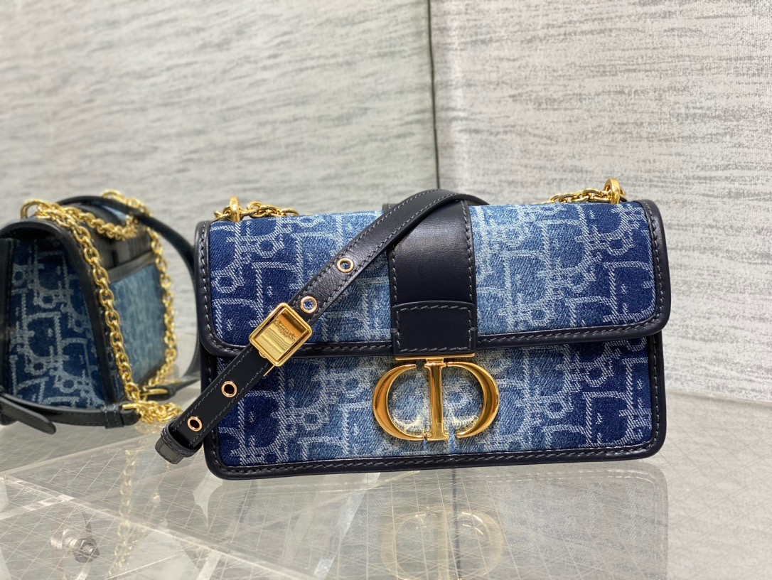 Dior Montaigne East-West mit Kette Women Shoulder Bags 21*6*12cm